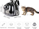 pet products Pet Space Capsule Backpack, Small Medium Cat Puppy Dog Carrier, Transparent Breathable V1107-PETBACKPACK-PINK