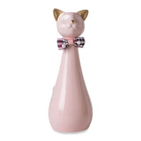 Handcrafted Cat Statue Ceramic Ashes Urn for Cats - Beloved Pet Cremation Urn, Funeral V1107-135-49479-BLK