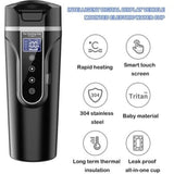 Car, 12V/24V Car Electric Heated Water Cup For Car/Truck/Travel, Portable Car Electric V1188-MS-227-0051