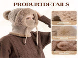 2026 New 3 in 1 Beanie Hat for Women, Upgrade Winter Balaclava Fall Winter Warm Knitted Hat Knitted V1258-DP02-C-2477