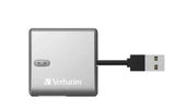 Verbatim USB 2.0 All- in-1 Card Reader Compact - including SD, SDHC, SDXC, microSD, microSDHC, V1202-V2-NAV-65677