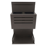 Wall Mount Utensil Rack Grey Aluminum Alloy Easy to Clean Multi Use Wall Utensil Organizer Rack for V1294-YM0901-3118240199511