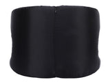 Face Pillow Silk Fabric Memory Foam Soft Cushioning Ergonomic Beauty Pillow for Back Sleep Black V1294-YM0901-3117240292711