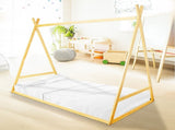 Kids Tent Montessori Toddler Floor Bed Wooden Bedframe V63-843061