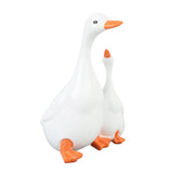 Duck Sculpture Simulated Rain Proof Resin Duck and Duckling Statue for Garden Decor V1294-YM0901-3111250049811