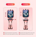 Smart Kids Phone Watch - GPS Tracker Video Call Smartwatch with AI Functions Android OS - Detachable V1258-SMARTWATCH-01-PNK