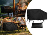 Grill Cover,Waterproof Oxford Griddle Cover for 28 Inch Flat Top Cart Style Outdoor Grill,Windproof V1366-AZ2-W-17090