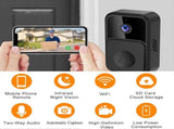 Smart WiFi Video Doorbell, Wireless Anti-Theft Camera Doorbell V1263-JX-5024
