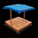 Kids Wooden Toy Sandpit with Canopy V63-799047