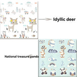 double-sided cartoon folding 2cm living room game odor-free children play V1102-115-26669-SPR-180-200CM