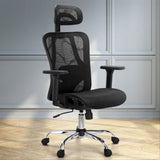 Artiss Ergonomic Office Chair Recline Black OCHAIR-H-FZ20-BK