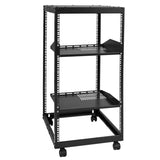 20U Open Frame Server 15''-40'' Adjustable Depth, Free Standing or Wall Mount Network Server V952-KFSJJH20U2340PHVWV0
