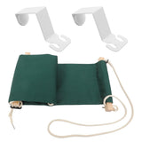 Adjustable Office Foot Hammock Dark Green Portable Under Desk Foot Rest for Comfortable Relaxation V1369-AZ3-W-14277