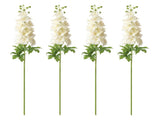 Artificial Delphinium Latex Flower 4 Pcs 31.5inch Long Stem Lifelike Real Touch for Tall Vase Home V1294-YM0901-241129HL06-1
