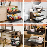 CARLA HOME 2 Pack Pull Out Cabinet Organizer Expandable for Cabinets with Adjustable Slide Out V178-36208