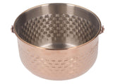Wine Bucket Double Layer Stainless Steel Insulated Ice Wine Bucket for KTV Bar Dinner Party Rose V1294-YM0703-3118230042511