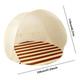 Instant Beach Tent for Family 3/4 Person Easy Pop UV Protection Outdoor Canopy with Ventilating Mesh V1366-AZ2-W-16709