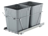 Pullout Trash Can for Kitchen Cabinets,Double Under Sink Garbage Recycling Bin, Under Mount V952-CFLJTDTHSST5OB5S2V0