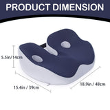 1X Seat Outfany Memory Foam Seat Ultra Comfy Memory Foam for Women Men V1369-AZ3-W-17523