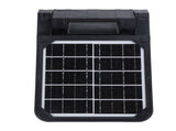 Solar Powered Camping Fan Strong Wind USB Rechargeable Battery Operated Folding Portable Camping Fan V1294-YM0901-3113240183812