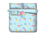 Ramesses Mermaid Kids Advventure 4 Pcs Comforter Set Single V442-KIT-COMFORTER-MERMAID-AQUA-SB