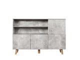 Levede Buffet Sideboard Storage Cabinet Grey CH1065