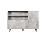 Levede Buffet Sideboard Storage Cabinet Grey CH1065_NZ