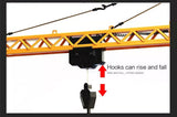 HUINA 1/14 12CH RC Alloy Tower Crane Engineering Construction Vehicle Toy Kids Car V610-TOY-HN-1585