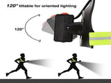 LED Chest Light with Reflective Vest, Night Running Gear with Rechargeable Battery V1263-JX-3872