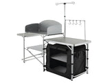 Camping Kitchen Table, Folding Outdoor Cooking Table with Storage Carrying Bag, Aluminum Cook V952-DFBKYDCFHSBDGFR79V0