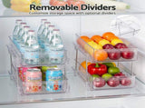 Artiss 2 Pack Clear Pull Out Cabinet Organiser 2 Tier Storage Drawers USS-A-PET