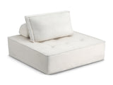 Artiss Floor Sofa Lounge Chair 5 Seater with Pillow SBED-K-FLD01-5S-WH