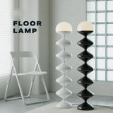LED Dimmable Column Floor Lamp Hula Decorative Standing Lamps Tall Corner Light V488-FLNG-BK