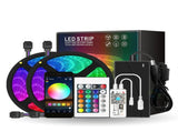 Wi-Fi RGB LED Strip Lights 32.8ft 300 LEDs with IR Remote Control & Wi-Fi Controller Smart APP & V1294-YM0901-H33935US-10-300