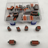 188pcs Deutsch DT Series Connector Assortment 2/3/4/6/8/12 pin 2 Pair each V201-EBA0188BL8AU