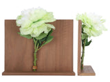 Artificial Flower Hanging Ornaments with Wood Board Indoor Living Room Bedroom Wall Decorations V1294-YM0718-3115200151311