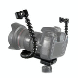 Adjustable Dual Arm Flash Bracket Mount For Hot Shoe PRL-51408650DBT