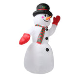 8FT Tall Christmas Inflatable Snowman Christmas Inflatables Outdoor Courtyard Yard V1294-YM0901-3115230124013