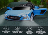 Kahuna Audi Sport Licensed Kids Electric Ride On Car Remote Control Blue CAR-SPT-BU