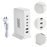 200W USB-C Desktop Charging Station for Home & Office V1263-JX-5004