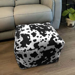 SOGA 55x35cm Squared Soft Pouffe Seat Cushion Elegant Home Accent Dcor Stylish Footstool POUFFE638