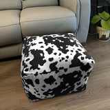 SOGA 2X 55x35cm Squared Soft Pouffe Seat Cushion Elegant Home Accent Dcor Stylish Footstool POUFFE638X2