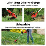 Giantz 20V Cordless Line Trimmer Lawn Whipper Grass Snipper MOWER-LINE-20V-RDBK