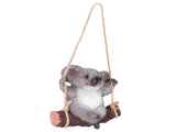Resin Swinging Koala Animal Model Figurine Statue Sculpture Hanging Ornament Outdoor Yard Decoration V1294-YM0523-3111210391511
