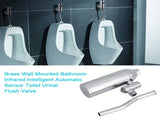 Brass Wall Mounted Bathroom Infrared Intelligent Automatic Sensor Toilet Urinal Flush Valve V1294-YM0901-JYA02757