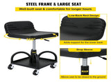 Rolling Garage Stool 300LBS Adjustable Mechanic Work Shop Seat w/Casters V952-HSKSJJXGZYBDDF5PZV0