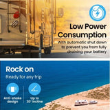 GECKO 139L Upright Portable Fridge / Freezer, 12V/24V for Motorhome and Caravan, Silver V219-CMPFRUGK13SA