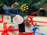 Velvet Christmas Ornamentss 15 Pcs 3.1 Inches / 8cm Large Christmas Baubles Shatterproof Xmas V1366-AZ2-W-07796