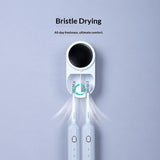 Toothbrush Cleaner & Toothbrush Holder, Cleaning and Air Drying, LED Smart Screen, Rechargeable Wall V1192-AZ-W-2835