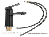 Basin Faucet Single Hole Sink Cold Hot Mixer Water Tap Waterfall Modern Faucets V1294-YM0901-JY17353